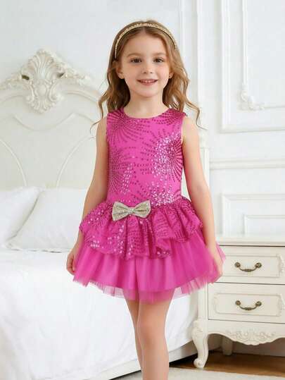 Alegre vestido casaul para niña