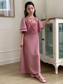 Dazy Kids Tween Girls Fall Dress Summer - Pink - View 7