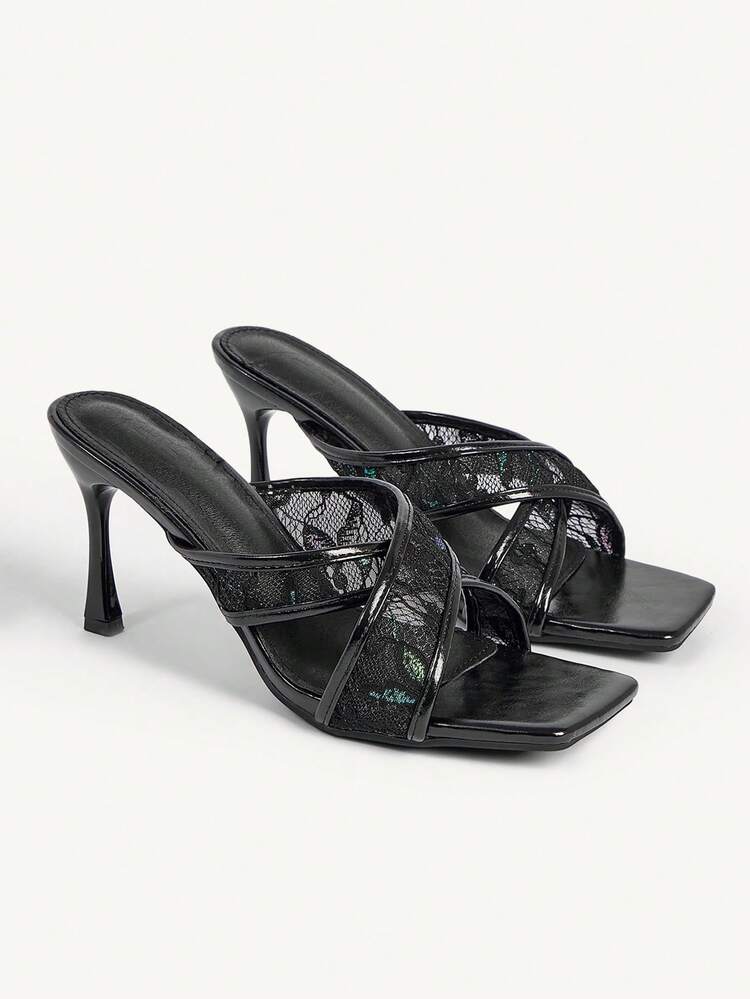 CUCCOO CHICEST Mulheres Primavera/Verão Novo Mini Arco Exquisito Padrão de Pele de Cobra Lagarto Bico Quadrado Salto Fino Alto, Elegante Sexy Fofo Doce Tom Dourado Metálico Champanhe, Peep Toe, Estilo de Férias Roupa para Chá da Tarde, Encontro à Noite