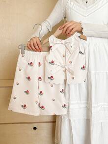 女婴碎花无袖上衣和宽松休闲裤两件套 儿童两件套 女童碎花套装 女童两件套 儿童碎花套装 幼儿/女婴服装 女童裙子套装 复古风童装 女婴裙子套装 碎花裙套装 女童蝴蝶结上衣碎花裙套装 蝴蝶结上衣套装 女童套装 女童服装套装 幼儿女童裙子套装 女童服装裙子套装 碎花裙套装 女婴两件套 女婴蝴蝶结上衣裙子套装 姐妹装 蝴蝶结上衣 幼儿 - 卡其色 - 查看 9