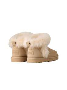 UGG Classic Ultra Mini Chalet Women's Snow Boots Beige 1173832SNDCS - Sandcastle - View 3