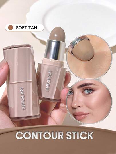 SHEGLAM Buttery Buff 修容與古銅色棒-Soft Tan 品牌 美容 化妝 化妝品 適合女性與女孩 完美搭配冬季春季 Y2K 時尚 流行 生日 情人節禮物 假期 派對準備就緒 最佳顏色