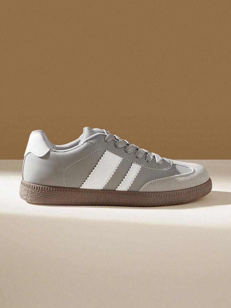 CUCCOO EASI 2024 New Spring Women Retro Versatile Casual Sneakers, Flat White Shoes For Christmas