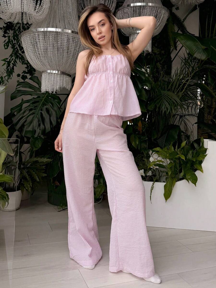 Katetique 女士日常两件套服装 - 粉色 - 查看 1