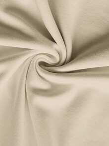 Rusticease Women's Casual Solid Color Cap Sleeve Round Neck Blouse,Summer Top - Khaki - View 4