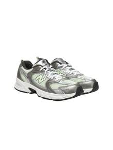 New Balance 530 أحذية رياضية للأطفال فضي داكن معدني/ميلون مائي GR530ADF - ماء البطيخ المعدني الفضي الداكن - مشاهدة 2