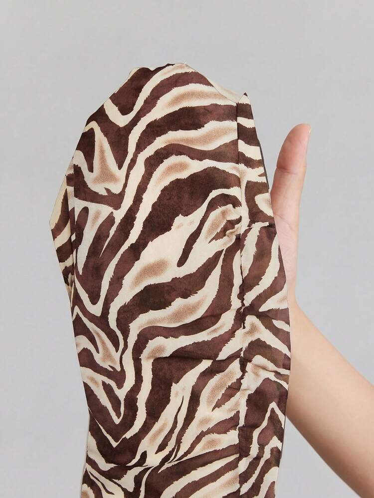 2026SS New Zebra Print Long Dress, Elegant Urban Style, Business Casual For Women Summer