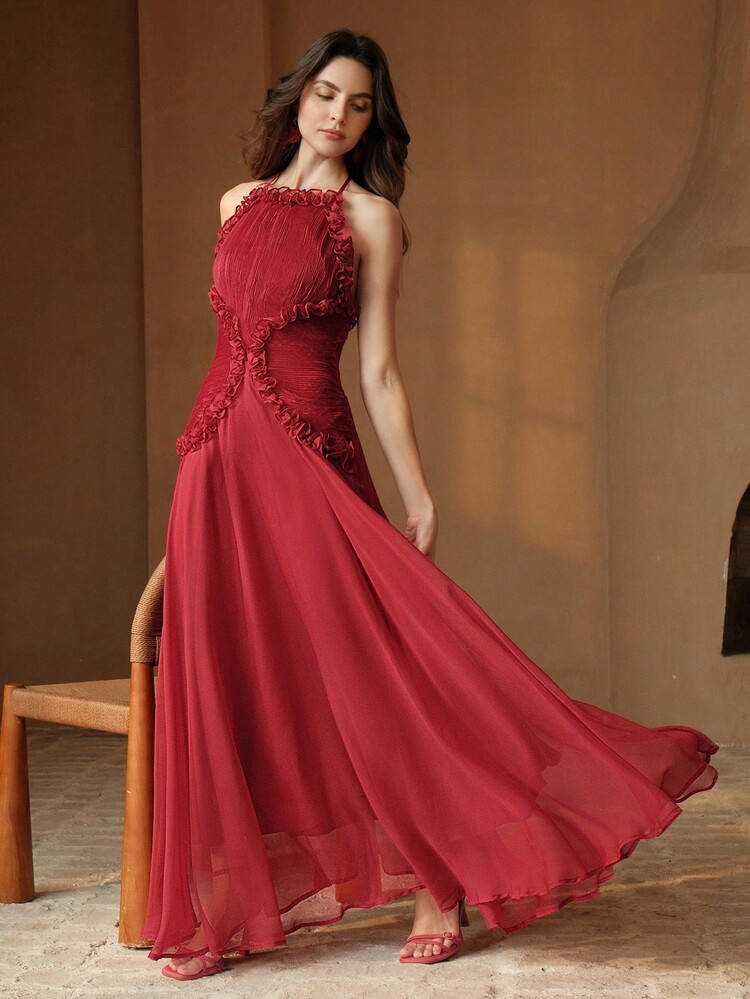 dark red spaghetti strap dress Dark Red Glitter Bodycon Homecoming Dress with Sweetheart Neck Spaghetti  Straps Ruched Side Slit
