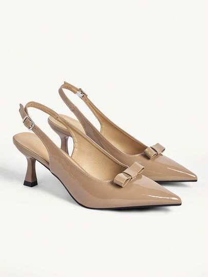 CUCCOO CHICEST 女士尖头花卉装饰高跟鞋