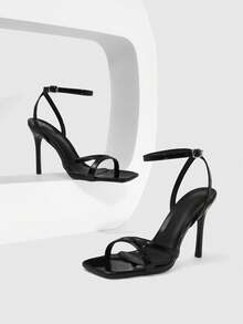 CUCCOO SZL Women Heeled Sandals - Mirror black - View 3