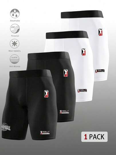 Manfinity Acti Log 1pc Men's Casual Sports Printed Leggings