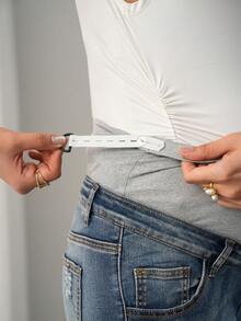 SHEIN 孕妇水洗牛仔裤 - 中等水洗藍 - 查看 9