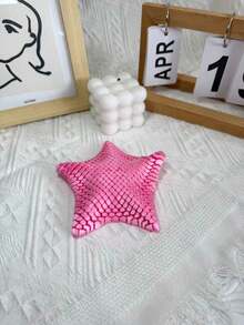 1 peça Estrela-do-mar com juntas móveis impressas em 3D para decoração relaxante e alívio da ansiedade. Disponível em várias cores (rosa e azul). Ideal para amantes do oceano, presente para família e amigos, perfeito para festas e eventos. Brinquedo divertido e criativo para decorar sua mesa. - Estrela-do-mar 3D - Ver 9