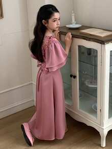 Dazy Kids Tween Girls Fall Dress Summer - Pink - View 4