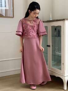 Dazy Kids Tween Girls Fall Dress Summer - Pink - View 5