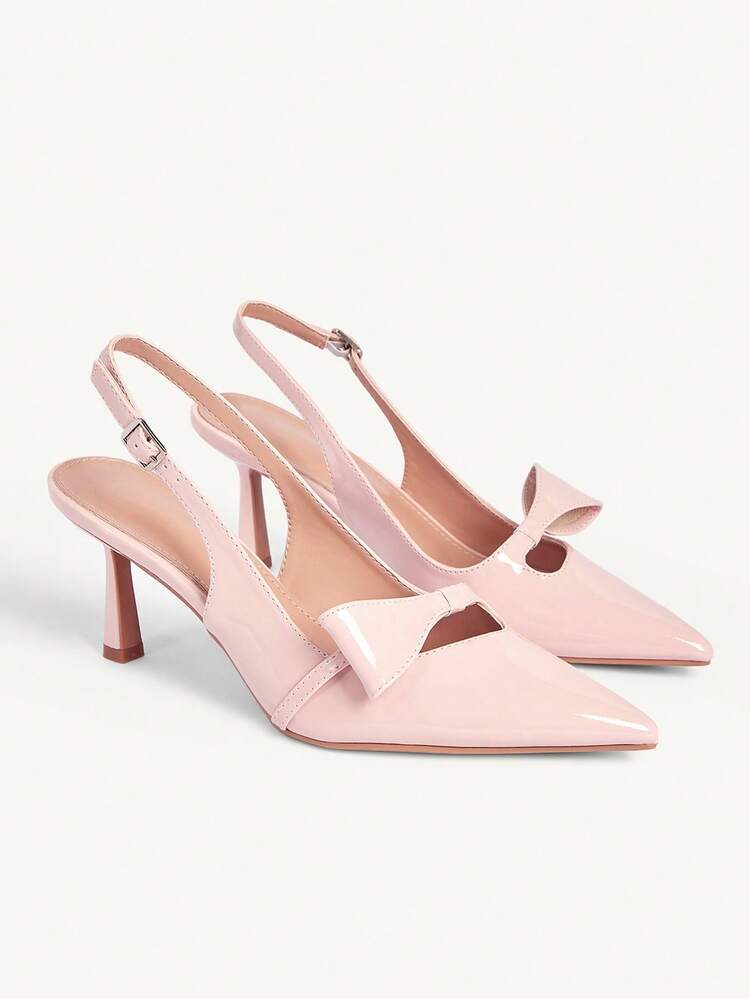 CUCCOO CHICEST 2026 Summer And Autumn Women's Bow Elegant Dating Shoe Heel High Heel Wedding Shoes Summer Shoes Bride Shoes