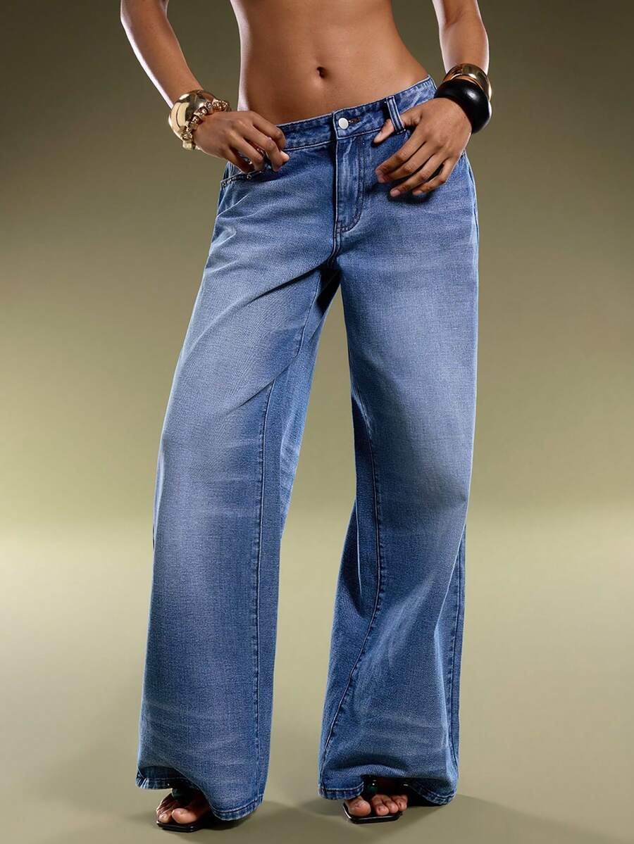 Normani Trang phục dự tiệc mùa xuân hè cho nữ, trang phục đi chơi, trang phục thường ngày thập niên 2000, Y2K, thập niên 90, trang phục câu lạc bộ, trang phục vintage, trang phục lễ hội, trang phục đường phố, lễ Phục sinh, ngày Thánh Patrick, trang phục dự tiệc, trang phục đi biển, trang phục cưới, trang phục tốt nghiệp, trang phục thanh lịch, trang phục đi nghỉ mát, trang phục thường ngày, trang phục lễ hội, trang phục trang trọng, quần jean ống rộng màu xanh nhạt, quần công sở cho nữ, quần công sở Y2K, quần jean cạp thấp, quần dài cho nữ, quần áo nữ Xrlq9 - Rửa trung bình - Xem 1