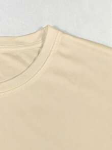 Lalippa Women's Colorful Print Oversized T-Shirt - Apricot - View 4