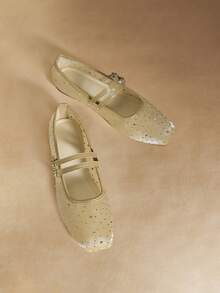 Rosivie Women's Flat Shoes - Gold - View 1