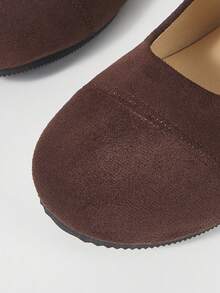 Sleekvia Women Shoes Spring And Autumn New Birkenstocks Women's Suede Mary Jane Shoes - Brown - View 4