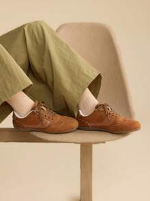 CUCCOO EASI Women Fashion Casual Brown Flat Shoes - Brown - View 8