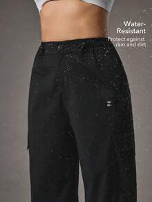 OutZeal Damen Schwarze Sportliche Hose, Wander- und Campinghose mit 4-Wege-Stretch und weitem Bein - Schwarz - Übersicht 2
