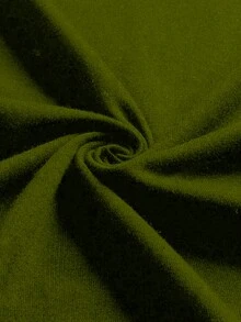 EMERY ROSE Áo thun nữ tay ngắn cổ tròn in họa tiết tối giản - xanh quân đội - Xem 4