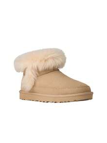 UGG Classic Ultra Mini Chalet Women's Snow Boots Beige 1173832SNDCS - Sandcastle - View 2