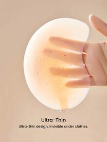 LUVLETTE Plus Reusable Sticky Self-Adhesive Backless Strapless Perforated No-Show Silicone Lift-Air Up Bra - Ginger - View 2