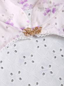 Sweetra Women's Y2K Sexy Chinese Style Vacation Versatile Blouse - Multicolor - View 3