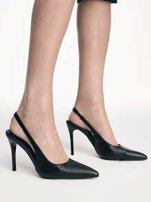 Mnmlis Zapatos de tacón para mujer - Negro - Ver 3