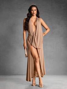 CUCCOO SZL Women's Fashion High Heel Shoes - Gold - View 2