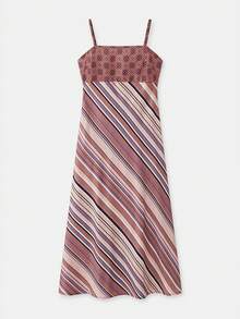 lacRébo 印花无袖中长连衣裙 - 彩色 - 查看 7