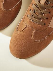 CUCCOO EASI Women Fashion Casual Brown Flat Shoes - Brown - View 6