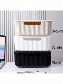 Single Package Frosted White Storage Box, Suitable For Power Sockets, Surge Protectors, Chargers, Adapters, TV And Computer Cables - Home/Office Cable Hidden Box, Easy To Assemble, PP Plastic Material, Keeps Cables Neat And Orderly, Suitable For Households With Pets. - Multicolor - View 13