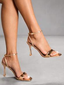 CUCCOO SZL 女士时尚高跟鞋 - 香檳金 - 查看 5