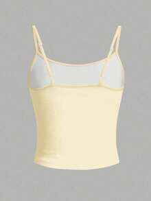 Rovax Women Outfits,Women Top,Casual Tank Top,Trending Now, Fashion Tops,Streetwear Tops,Streetwear Women,Y2k Tops,Y2k Clothes - Apricot - View 2