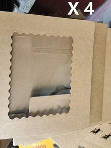 Cupcake Boxes With Window, Large Cake Boxes Suitable For Birthday, Wedding, Valentine's Day Gift Packaging - Brown - View 17