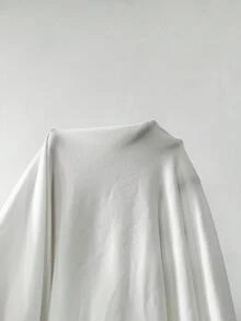 SHEIN Women's Summer Seashell Print Short Sleeve T-Shirt, Side Ruched Slim Fit Off-Shoulder Top - White - View 7