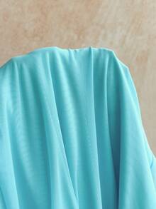 Soleia Đầm nữ lãng mạn, gợi cảm, dây mảnh, cổ chữ V xoắn, khoét eo, xếp ly, vạt bất đối xứng, thích hợp cho bãi biển, bờ biển, gợi cảm, hẹn hò, kỳ nghỉ biển, lễ hội, tiệc trà chiều, mùa cưới. - Màu xanh lam - Xem 10