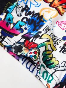 SHEIN 4PCS Tween Boys Undershirt - Multicolor - View 5