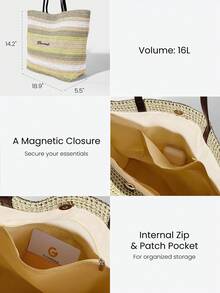 GLOWMODE Women Tote Bags - Green - View 4