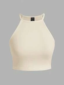 SHEIN EZwear 3件装豹纹休闲背心，适合夏季穿着，多件装女式露脐上衣，豹纹上衣，动物纹上衣，猎豹纹上衣，夏季上衣 - 彩色 - 查看 10