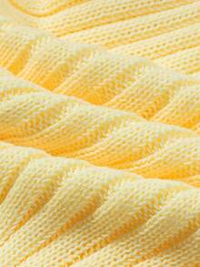 Franclia Women's All-Match Minimalist Fashion Versatile Light Yellow V-Neck Elegant Lady Commuting Slim Fit Vest - Light Yellow - View 8