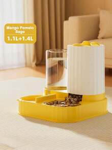 PETSIN 1个自动喂猫器，狗碗，宠物碗，猫碗二合一饮水器，猫碗，宠物用品 - 彩色 - 查看 17