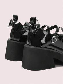CUCCOO DOLLMOD Black Fashion Ladies Platform Mary Jane Lolita Wear - Black - View 9
