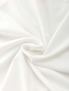 GlowEve 女士优雅钻石V领吊带背心和迷你裙两件套 - 白色 - 查看 4