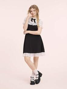 CUCCOO DOLLMOD Black Fashion Ladies Platform Mary Jane Lolita Wear - Black - View 6