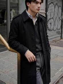 Coat For Knight Cloth Cloth - Black - View 1