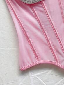 Soleia Women Tank Tops & Camis - Baby Pink - View 4